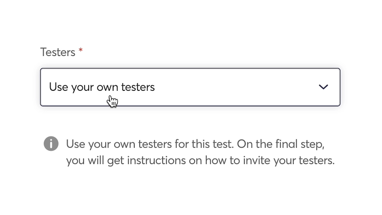 Use your own testers